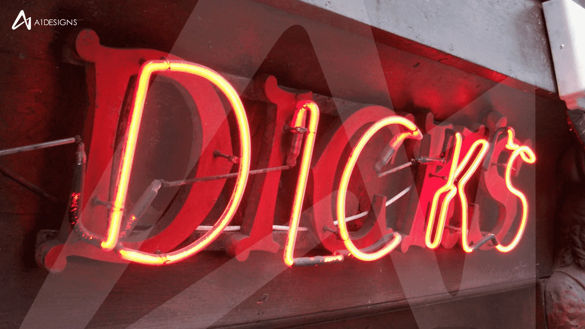 Vintage Neon Signs UK London Wall A1deSIGNS